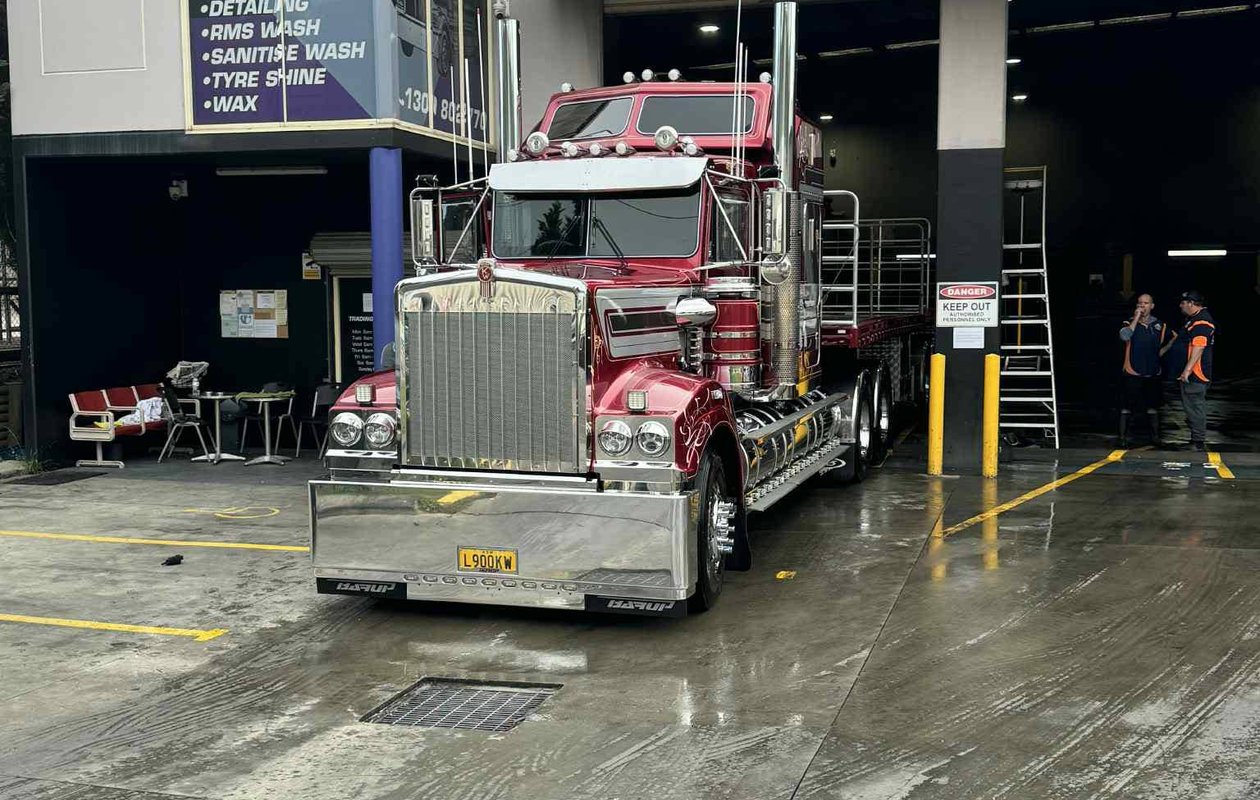 Truck Wash Before and After Results