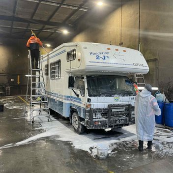 Sanitise Wash Process